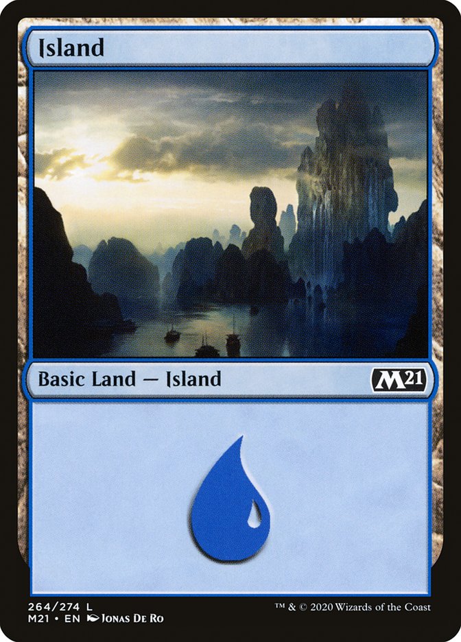 Island (264) [Core Set 2021] | PLUS EV GAMES 