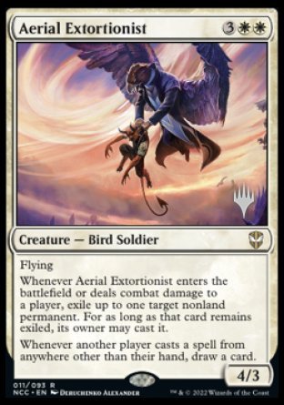 Aerial Extortionist (Promo Pack) [Streets of New Capenna Commander Promos] | PLUS EV GAMES 