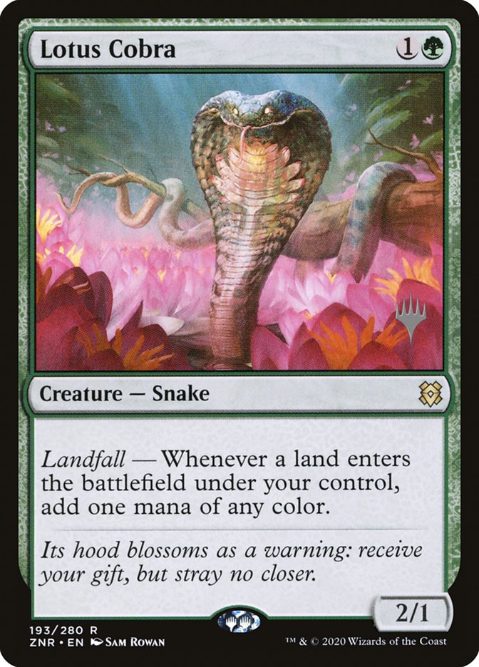 Lotus Cobra (Promo Pack) [Zendikar Rising Promos] | PLUS EV GAMES 