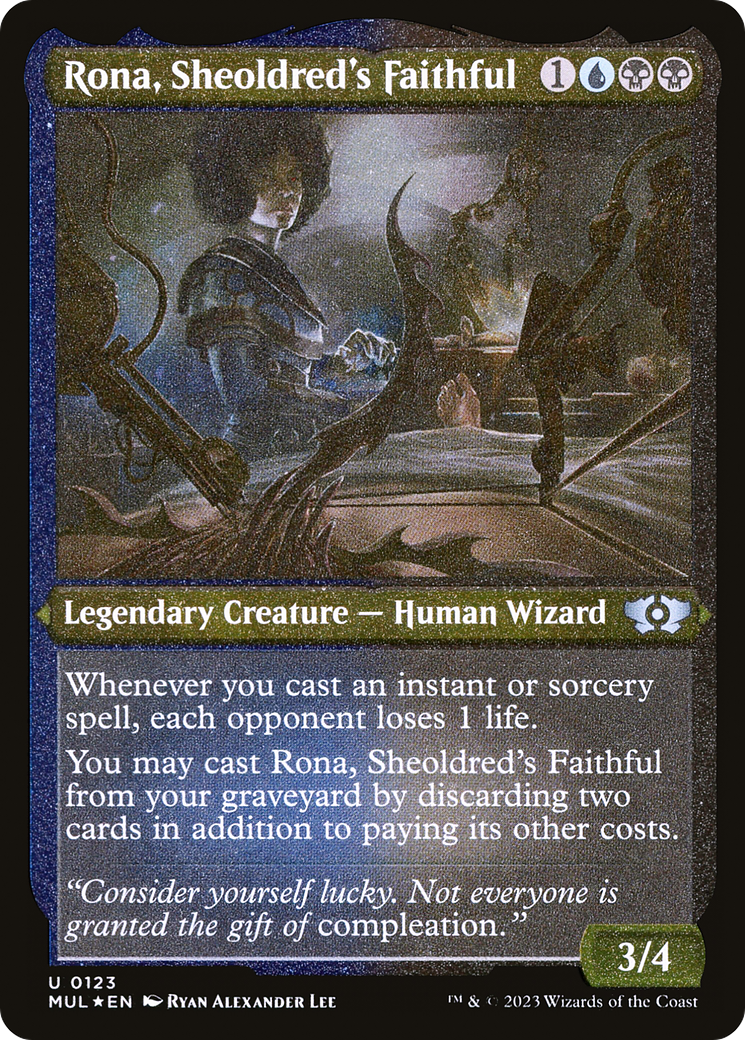 Rona, Sheoldred's Faithful (Foil Etched) [Multiverse Legends] | PLUS EV GAMES 