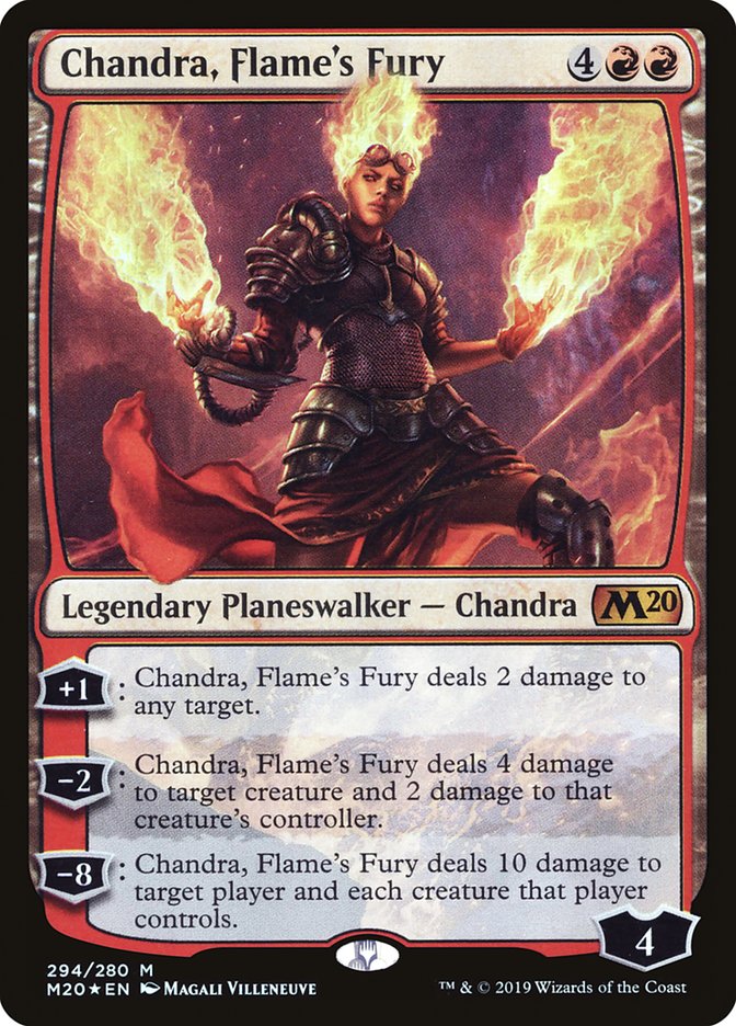 Chandra, Flame's Fury [Core Set 2020] | PLUS EV GAMES 
