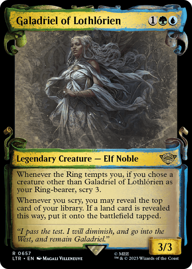 Galadriel of Lothlorien [The Lord of the Rings: Tales of Middle-Earth Showcase Scrolls] | PLUS EV GAMES 