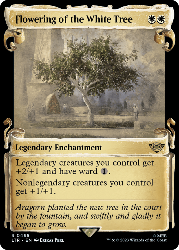 Flowering of the White Tree [The Lord of the Rings: Tales of Middle-Earth Showcase Scrolls] | PLUS EV GAMES 