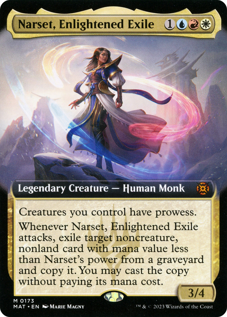 Narset, Enlightened Exile (Extended Art) [March of the Machine: The Aftermath] | PLUS EV GAMES 