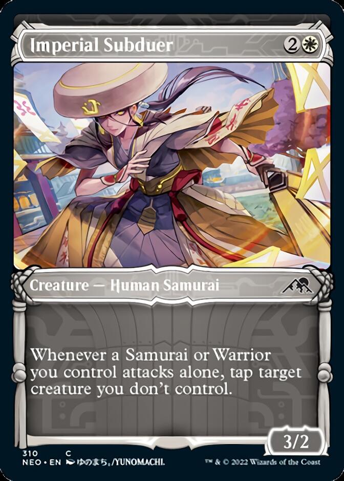 Imperial Subduer (Showcase Samurai) [Kamigawa: Neon Dynasty] | PLUS EV GAMES 