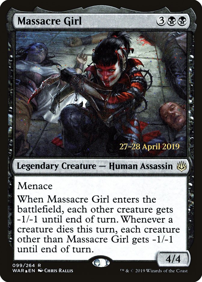 Massacre Girl  [War of the Spark Prerelease Promos] | PLUS EV GAMES 