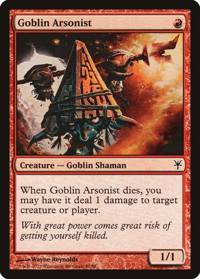 Goblin Arsonist [Duel Decks: Sorin vs. Tibalt] | PLUS EV GAMES 