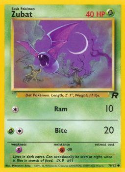 Zubat (70/82) [Team Rocket] | PLUS EV GAMES 