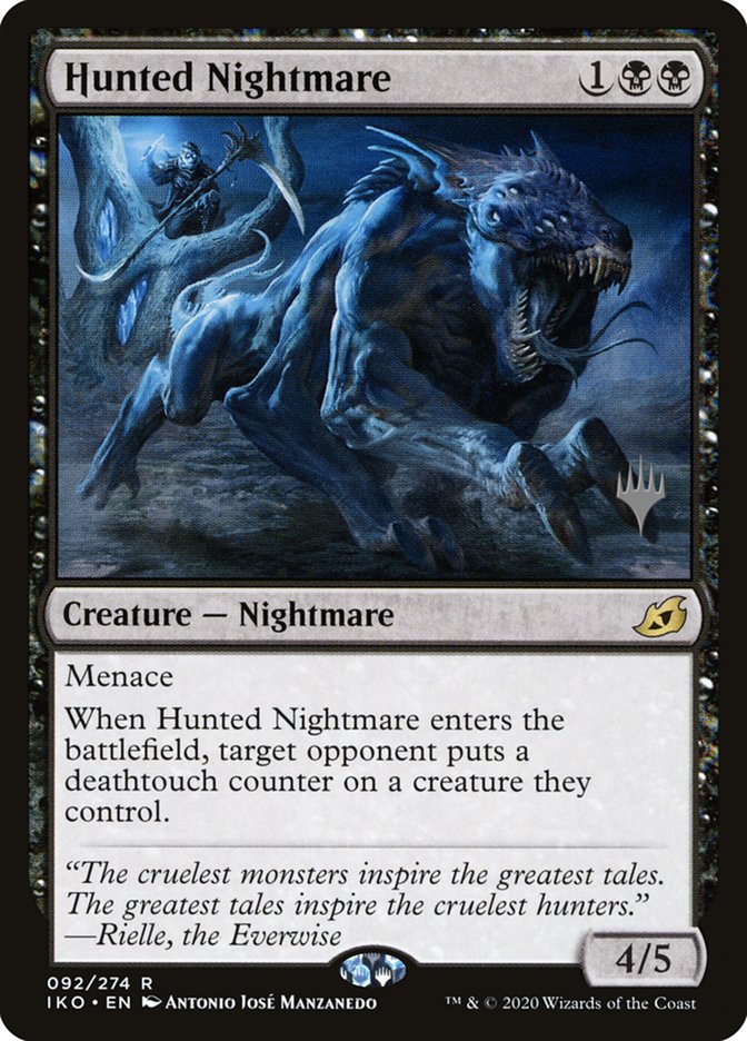 Hunted Nightmare (Promo Pack) [Ikoria: Lair of Behemoths Promos] | PLUS EV GAMES 