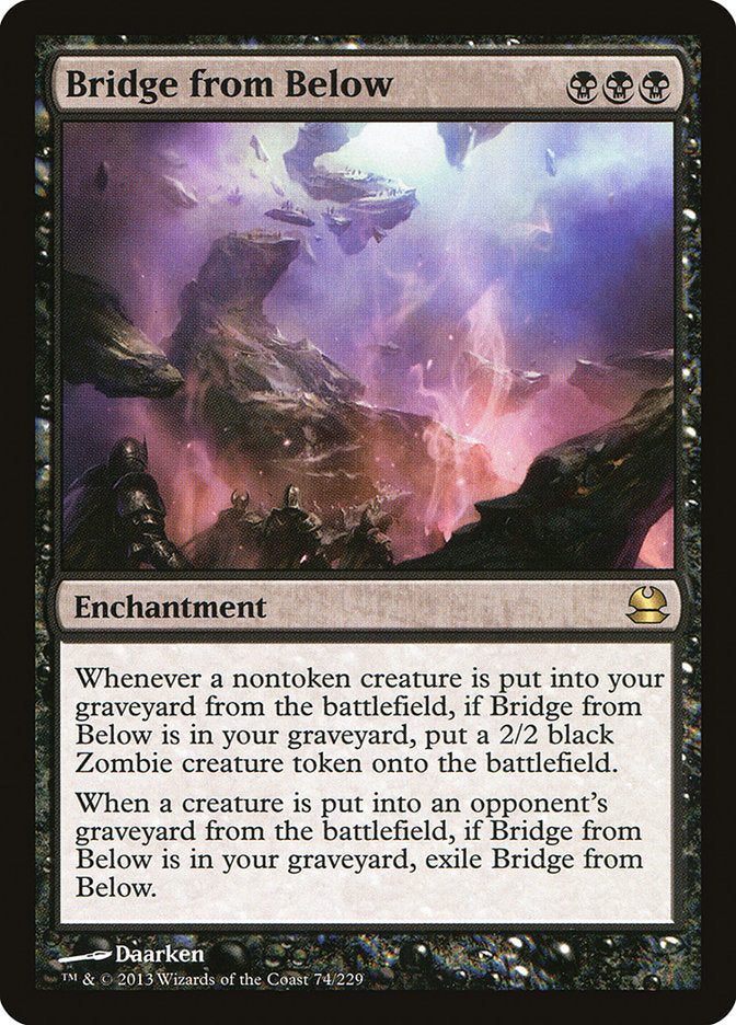 Bridge from Below [Modern Masters] | PLUS EV GAMES 