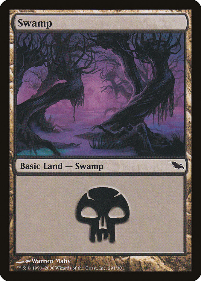 Swamp (291) [Shadowmoor] | PLUS EV GAMES 