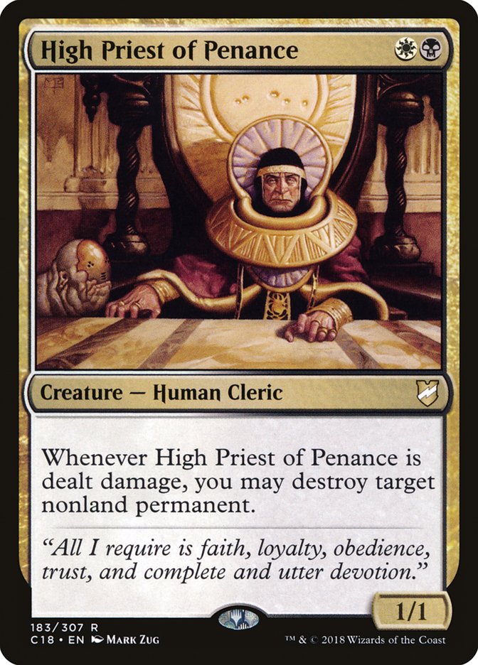 High Priest of Penance [Commander 2018] | PLUS EV GAMES 