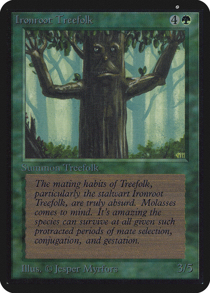 Ironroot Treefolk [Limited Edition Alpha] | PLUS EV GAMES 