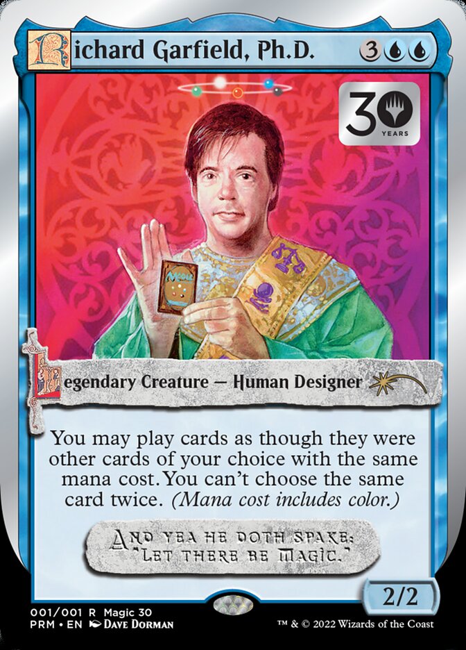 Richard Garfield, Ph.D. [30th Anniversary Promos] | PLUS EV GAMES 