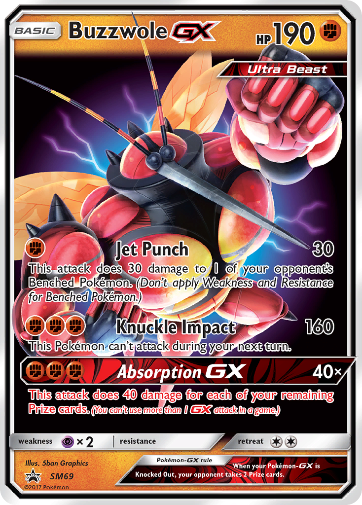 Buzzwole-GX [SM Black Star Promos] | PLUS EV GAMES 