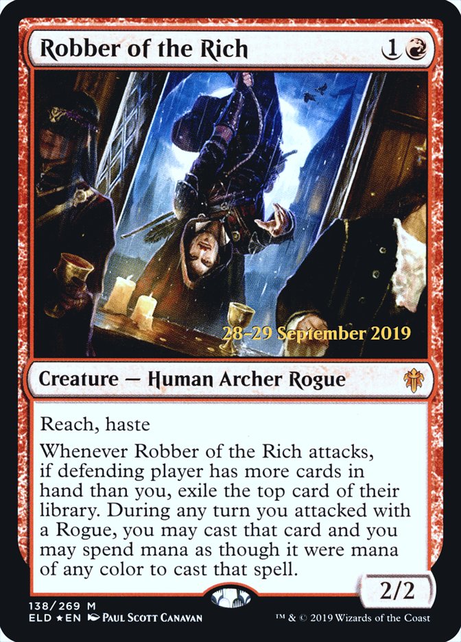 Robber of the Rich  [Throne of Eldraine Prerelease Promos] | PLUS EV GAMES 