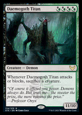 Daemogoth Titan [Strixhaven: School of Mages] | PLUS EV GAMES 