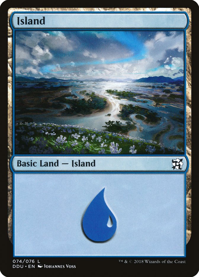 Island (74) [Duel Decks: Elves vs. Inventors] | PLUS EV GAMES 