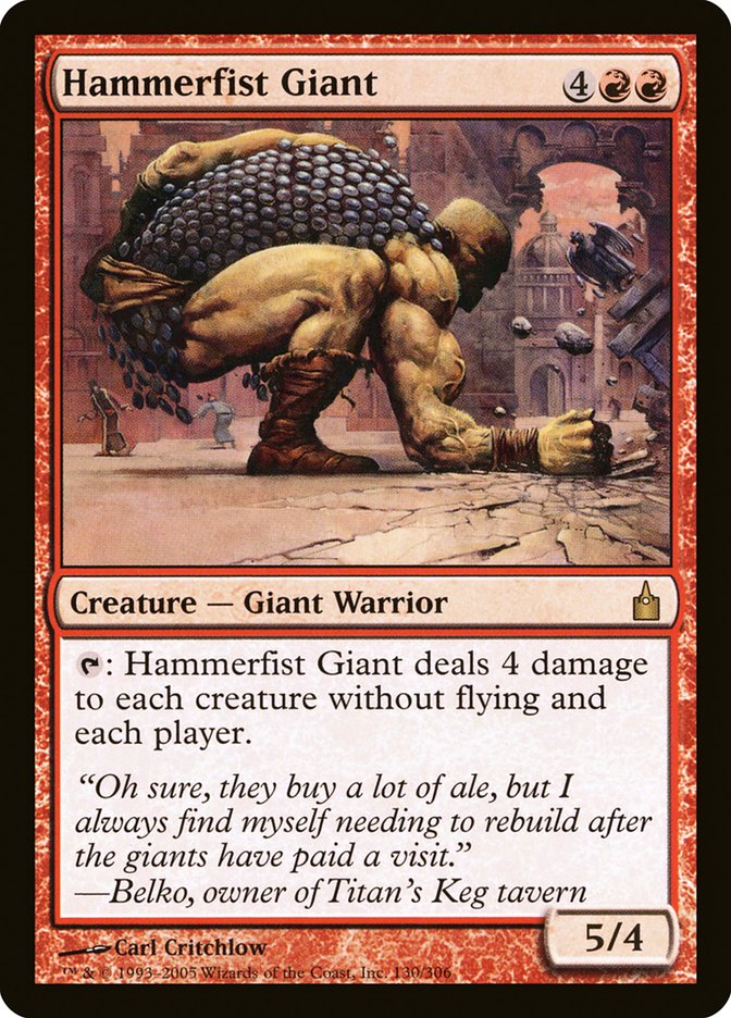 Hammerfist Giant [Ravnica: City of Guilds] | PLUS EV GAMES 