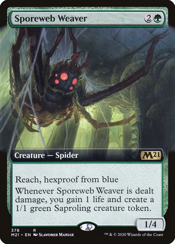 Sporeweb Weaver (Extended) [Core Set 2021] | PLUS EV GAMES 