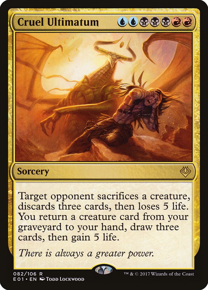 Cruel Ultimatum [Archenemy: Nicol Bolas] | PLUS EV GAMES 