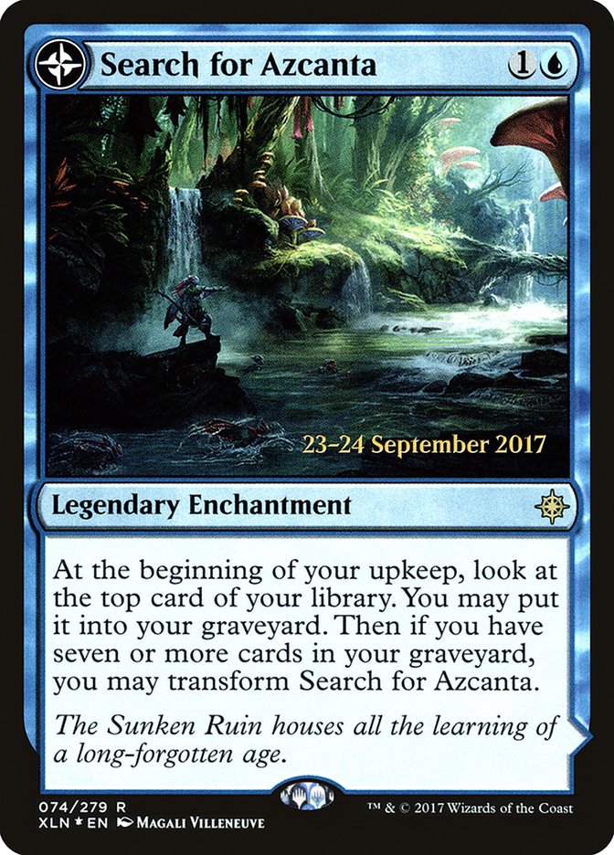 Search for Azcanta // Azcanta, the Sunken Ruin  [Ixalan Prerelease Promos] | PLUS EV GAMES 