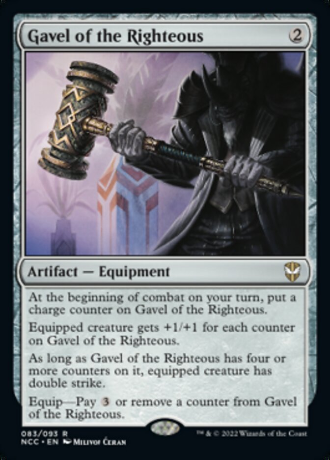 Gavel of the Righteous [Streets of New Capenna Commander] | PLUS EV GAMES 