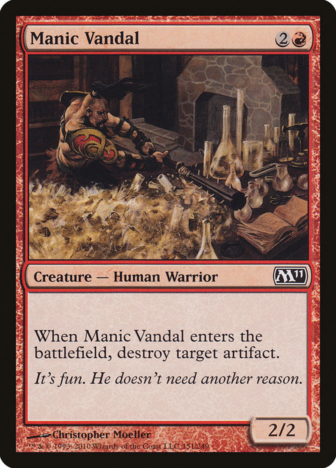 Manic Vandal [Magic 2011] | PLUS EV GAMES 