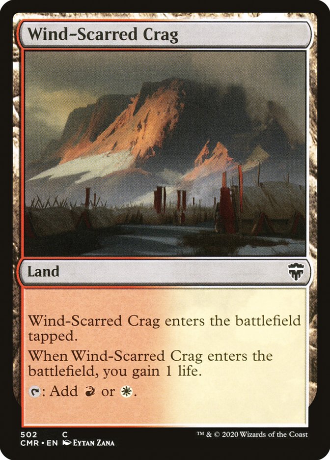 Wind-Scarred Crag [Commander Legends] | PLUS EV GAMES 
