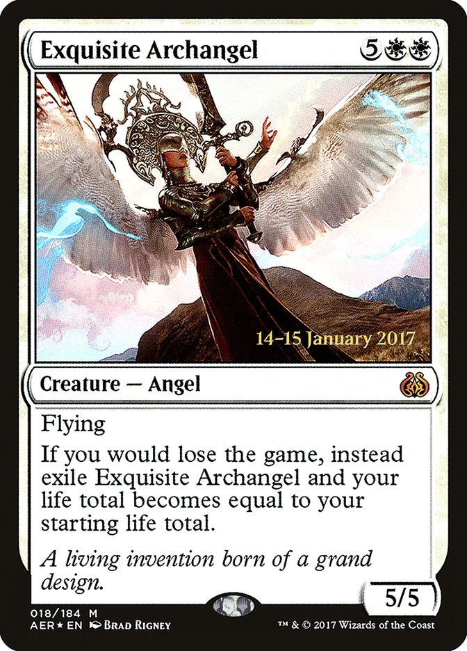 Exquisite Archangel  [Aether Revolt Prerelease Promos] | PLUS EV GAMES 