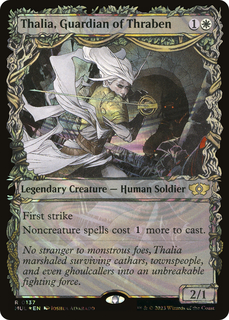 Thalia, Guardian of Thraben (Halo Foil) [Multiverse Legends] | PLUS EV GAMES 