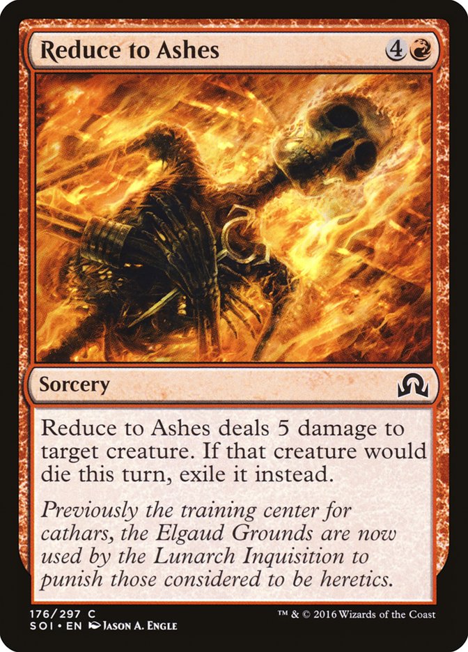 Reduce to Ashes [Shadows over Innistrad] | PLUS EV GAMES 