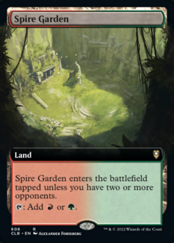 Spire Garden (Extended Art) [Commander Legends: Battle for Baldur's Gate] | PLUS EV GAMES 