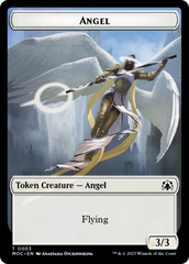 Angel (3) // Demon Double-Sided Token [March of the Machine Commander Tokens] | PLUS EV GAMES 