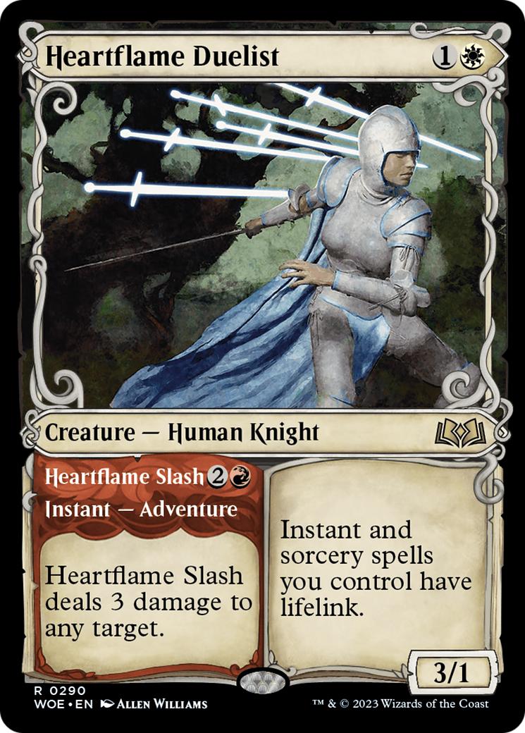 Heartflame Duelist // Heartflame Slash (Showcase) [Wilds of Eldraine] | PLUS EV GAMES 