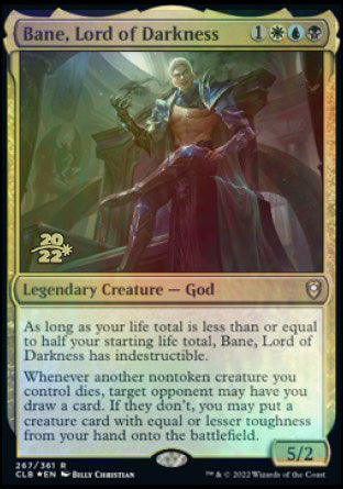 Bane, Lord of Darkness [Commander Legends: Battle for Baldur's Gate Prerelease Promos] | PLUS EV GAMES 