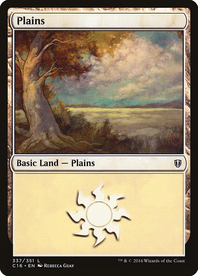 Plains (337) [Commander 2016] | PLUS EV GAMES 