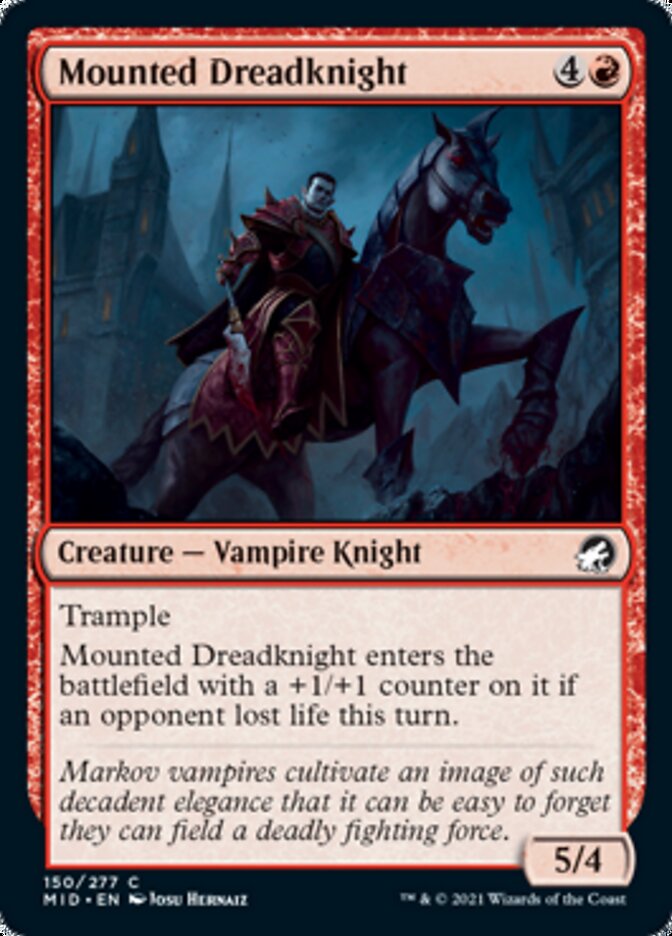 Mounted Dreadknight [Innistrad: Midnight Hunt] | PLUS EV GAMES 