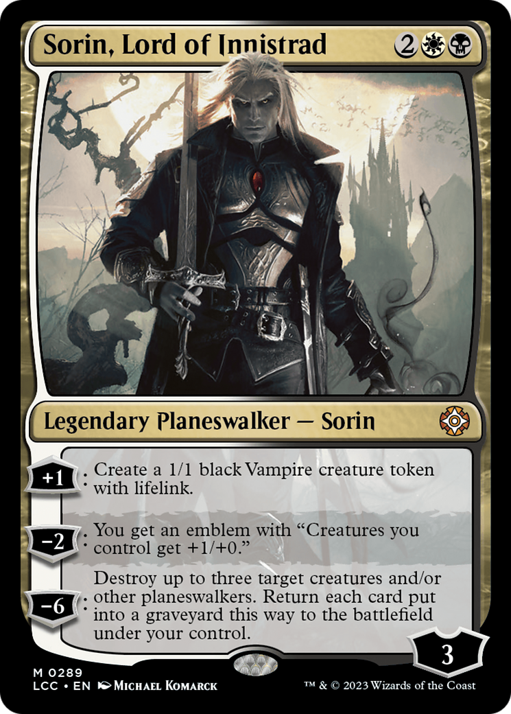 Sorin, Lord of Innistrad [The Lost Caverns of Ixalan Commander] | PLUS EV GAMES 