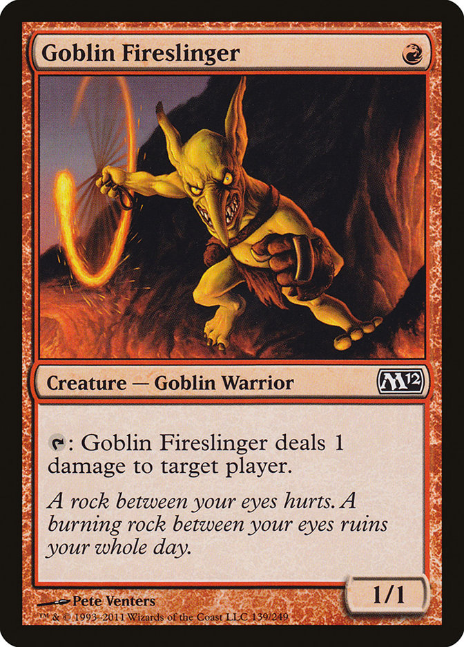 Goblin Fireslinger [Magic 2012] | PLUS EV GAMES 