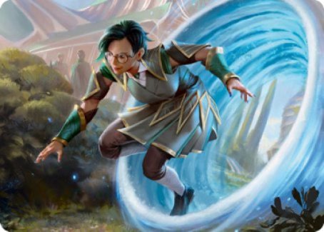 Vortex Runner Art Card [Strixhaven: School of Mages Art Series] | PLUS EV GAMES 