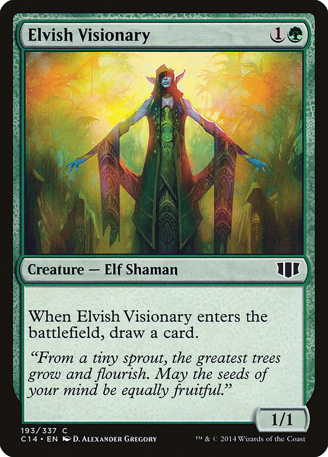 Elvish Visionary [Commander 2014] | PLUS EV GAMES 