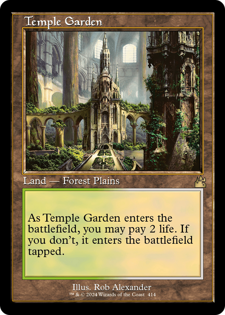 Temple Garden (Retro) [Ravnica Remastered] | PLUS EV GAMES 