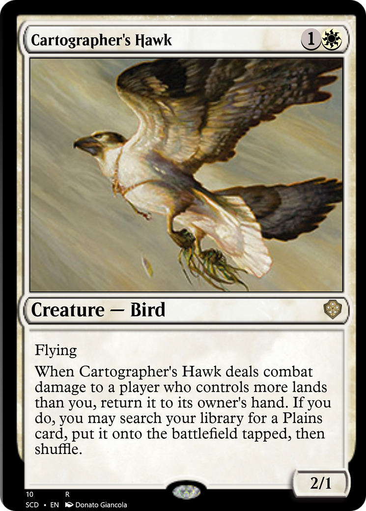 Cartographer's Hawk [Starter Commander Decks] | PLUS EV GAMES 