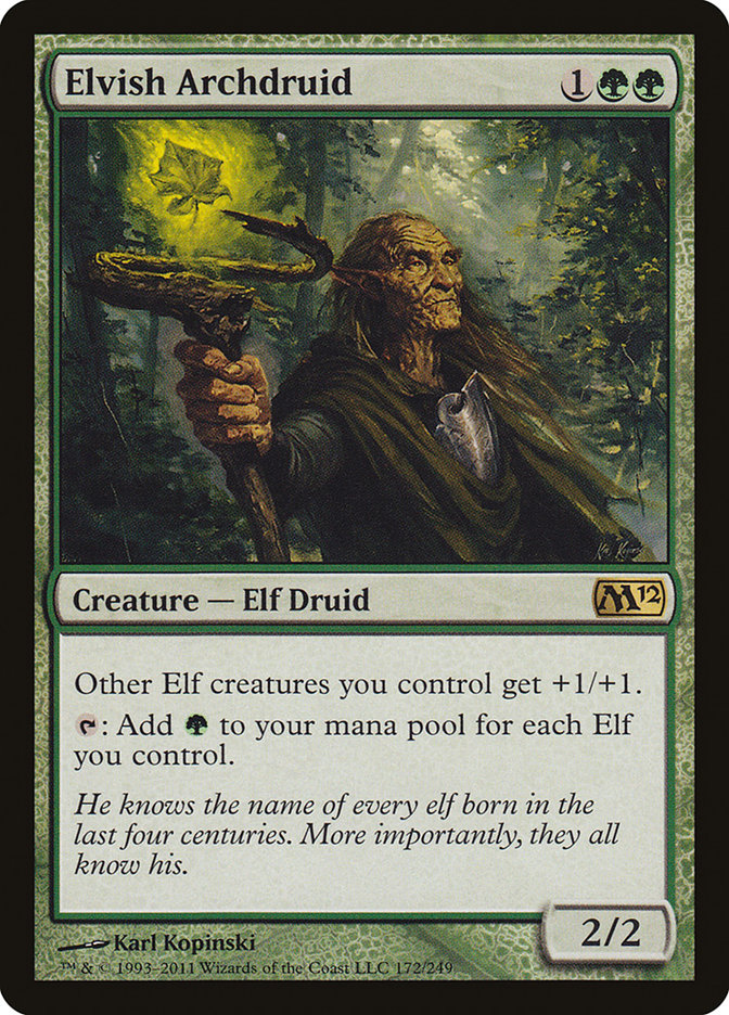 Elvish Archdruid [Magic 2012] | PLUS EV GAMES 