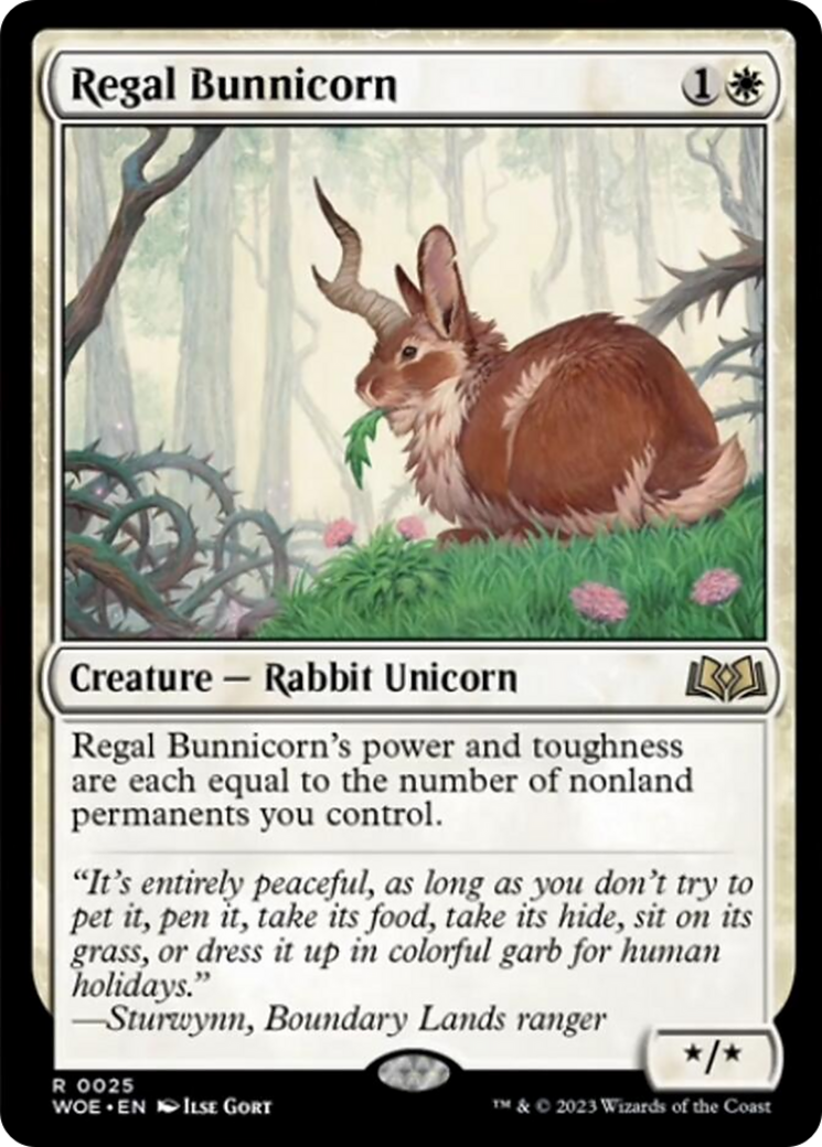 Regal Bunnicorn [Wilds of Eldraine] | PLUS EV GAMES 