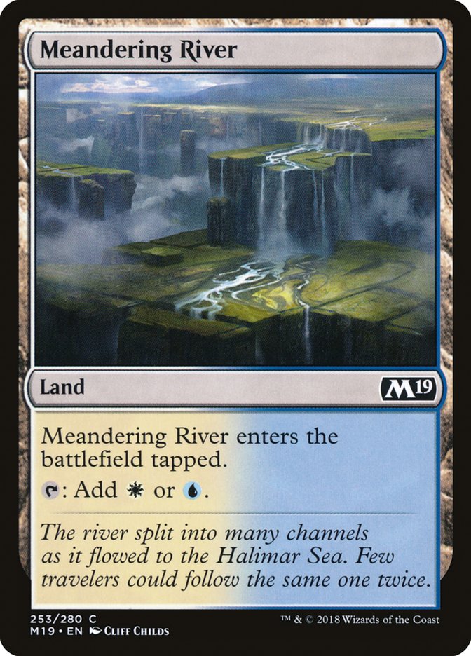 Meandering River [Core Set 2019] | PLUS EV GAMES 