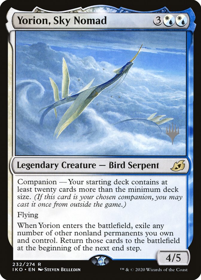 Yorion, Sky Nomad (Promo Pack) [Ikoria: Lair of Behemoths Promos] | PLUS EV GAMES 