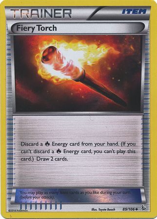 Fiery Torch (89/106) (Sheen Holo Pyroar Collection Exclusive) [XY: Flashfire] | PLUS EV GAMES 