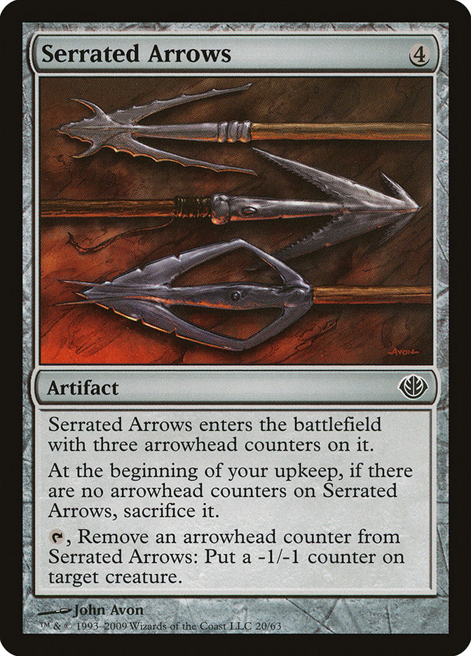 Serrated Arrows [Duel Decks: Garruk vs. Liliana] | PLUS EV GAMES 